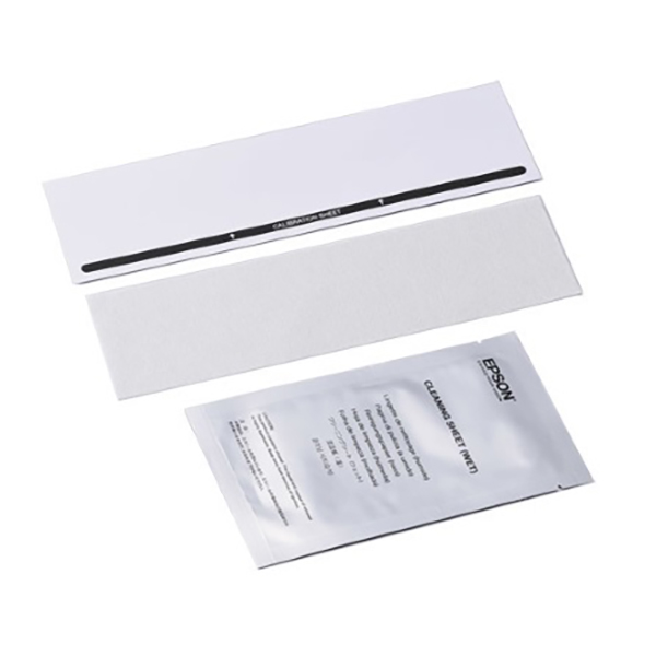 Epson DS-70 DS-80W Maintenance Sheet Kit 2 (Includes Replacement Cleaning And Calibration Sheets)