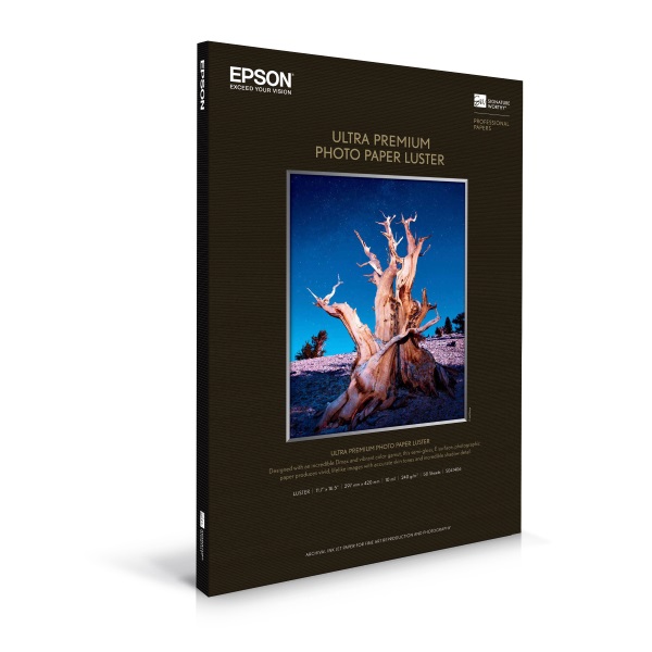 Epson Ultra Premium Photo Paper Luster (11.7" x 16.5") (50 Sheets/Pkg)