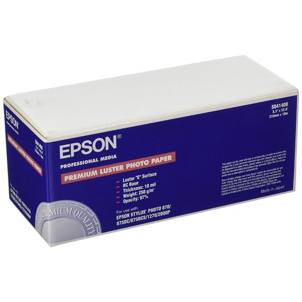 Epson Ultra Premium Photo Paper Luster (8.3" x 32.8' Roll)