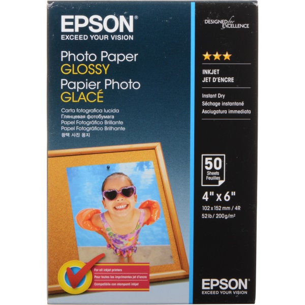 Epson Photo PaperGlossy Borderless (4 x 6) (50 sheets)