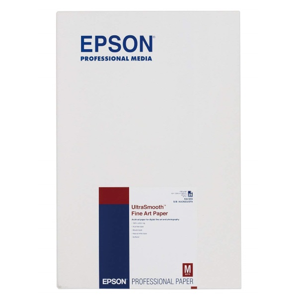 Epson Ultra Smooth Fine Art paper (325gsm) (13" x 19") (25 Sheets)