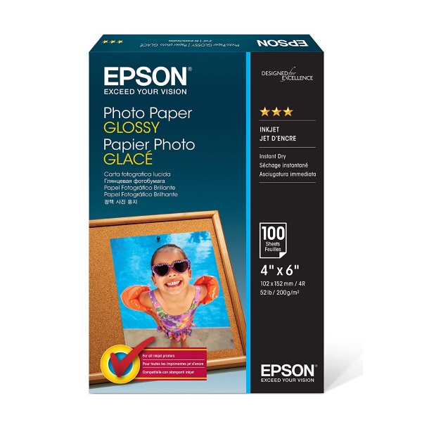 Epson Photo Paper Glossy (4x6 size) (100 sheets)