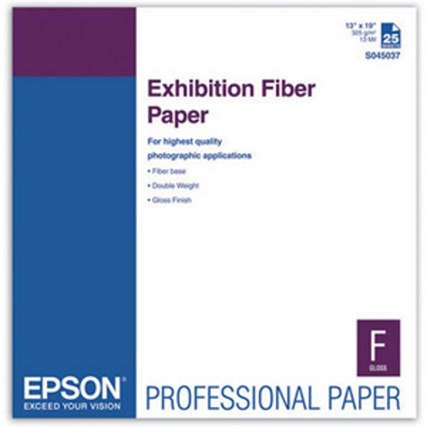 Epson Exhibition Fiber Paper (13"x19") (25 sheets)