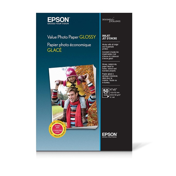 Epson Value Photo Paper Glossy (4 x 6) (50 Sheets)