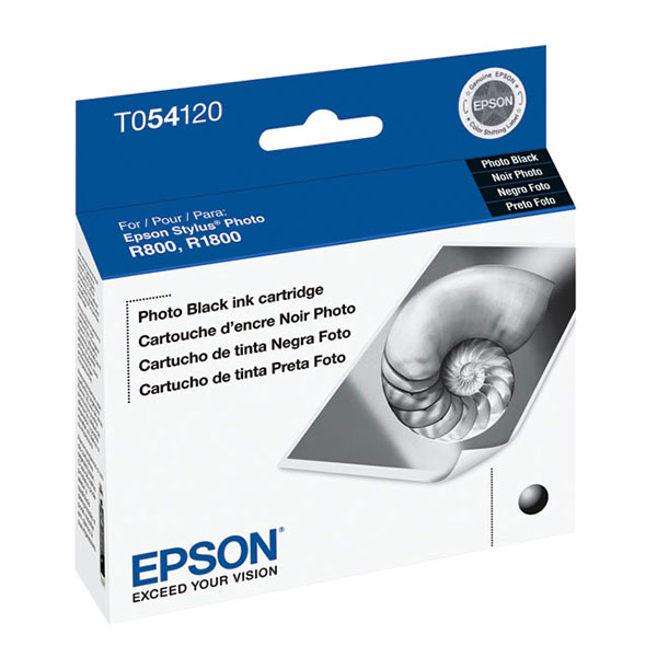 Epson (T054) Stylus Photo R800 R1800 Black Ink Cartridge (400 Yield)