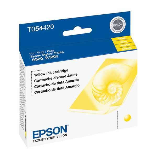 Epson (T054) Stylus Photo R800 R1800 Yellow Ink Cartridge (400 Yield)