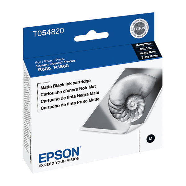 Epson (T054) Stylus Photo R800 R1800 Matte Black Ink Cartridge (400 Yield)