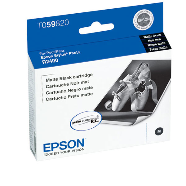 Epson (T059) Stylus Photo R2400 Matte Black UltraChrome K3 Ink Cartridge