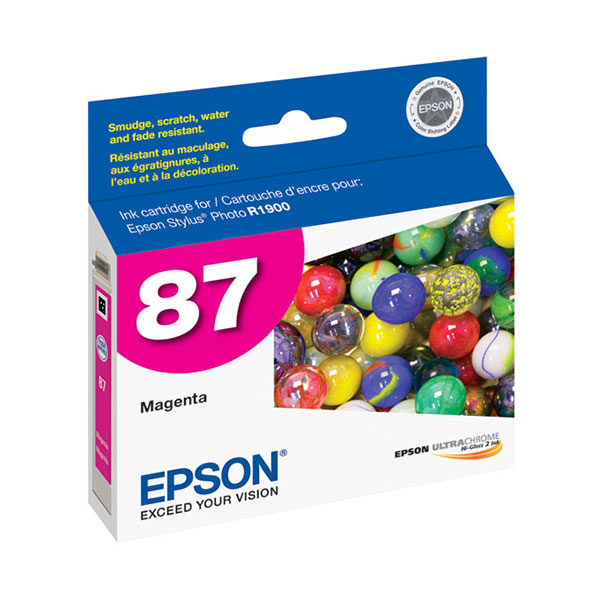 Epson (87) Stylus Photo R1900 Magenta Ink Cartridge (915 Yield)