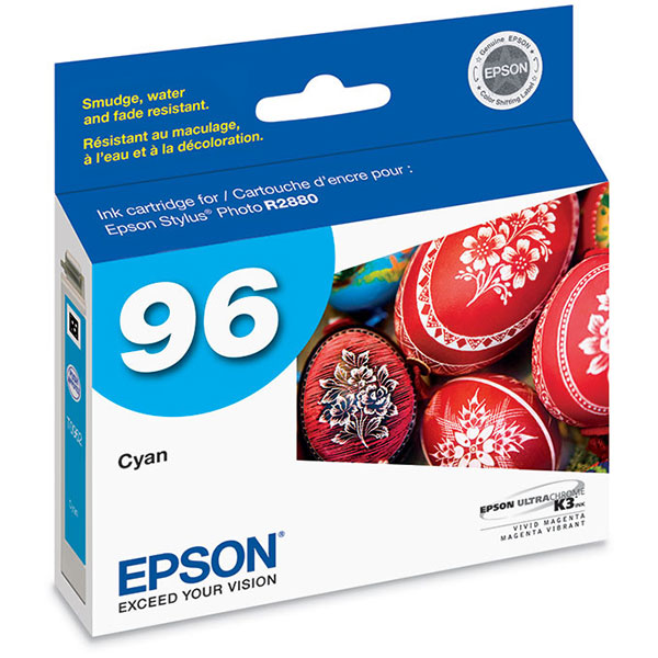 Epson (96) Stylus Photo R2880 UltraChrome K3 Cyan Ink Cartridge
