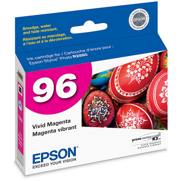 Epson (96) Stylus Photo R2880 UltraChrome K3 Vivid Magenta Ink Cartridge