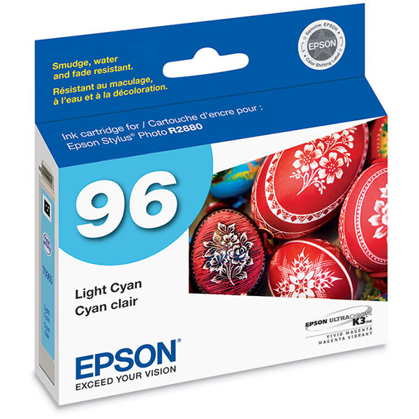 Epson (96) Stylus Photo R2880 UltraChrome K3 Light Cyan Ink Cartridge