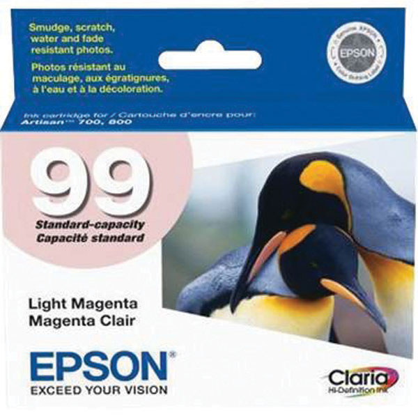 Epson (99) Artisan 700 710 725 730 800 810 835 837 Claria Hi-Definition Light Magenta Ink Cartridge