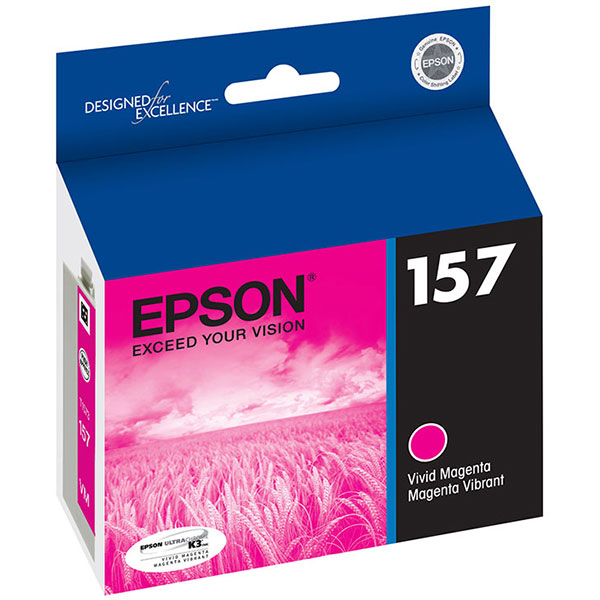 Epson (157) Stylus Photo R3000 UltraChrome K3 Vivid Magenta Ink Cartridge