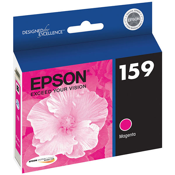 Epson (159) Stylus Photo R2000 UltraChrome Hi-Gloss Magenta Ink Cartridge