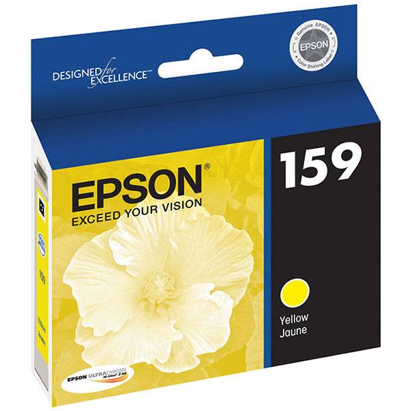 Epson (159) Stylus Photo R2000 UltraChrome Hi-Gloss Yellow Ink Cartridge