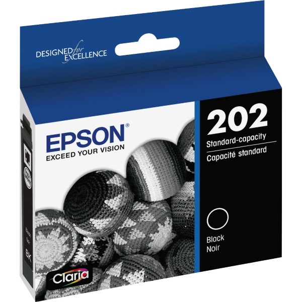 Epson (T202) WF-2860 XP-5100 DURABrite Ultra Black Ink Cartridge