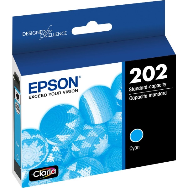 Epson (T202) WF-2860 XP-5100 DURABrite Ultra Cyan Ink Cartridge