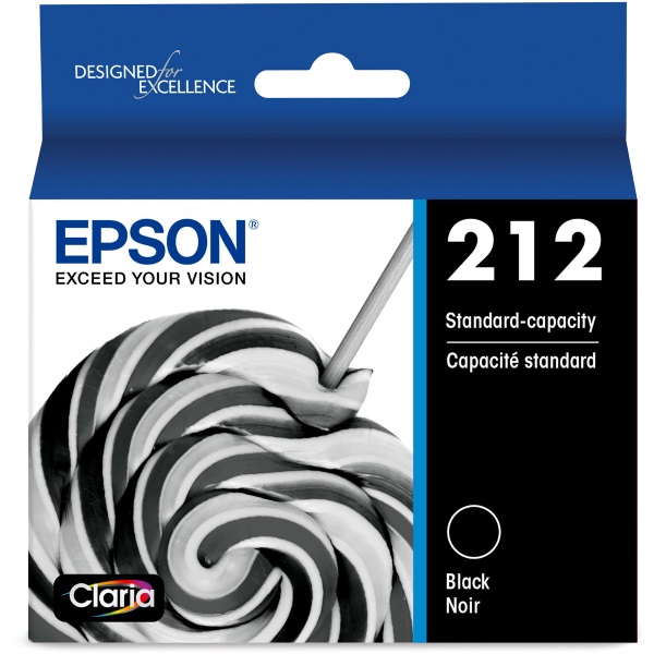 Epson (T212) WF-2830 WF-2850 XP-4100 XP-4105 Claria Standard Capacity Black Ink Cartridge With Sensormatic