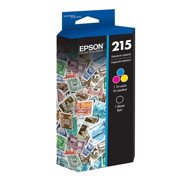Epson (215) WorkForce WF-100 Black and Color Ink Cartridge Combo Pack