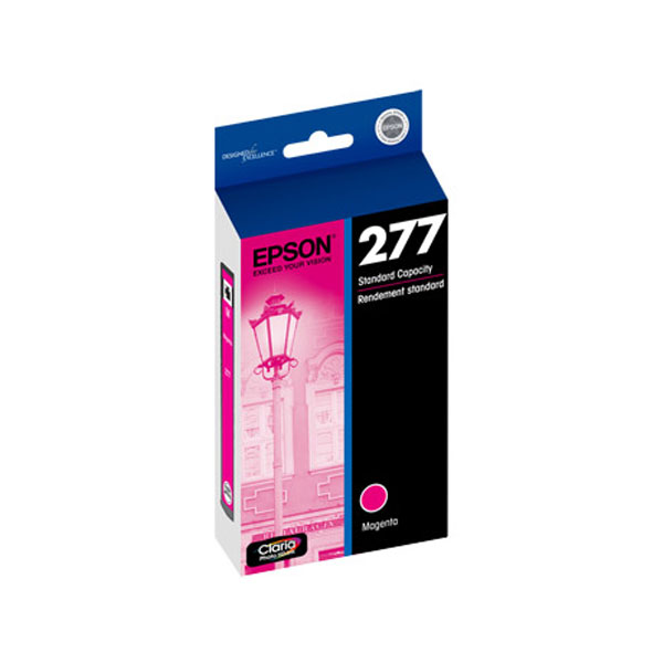 Epson (277) Expression Photo XP-850 860 950 Claria Photo HD Magenta Ink Cartridge (360 Yield 145 4" x 6" Photos)