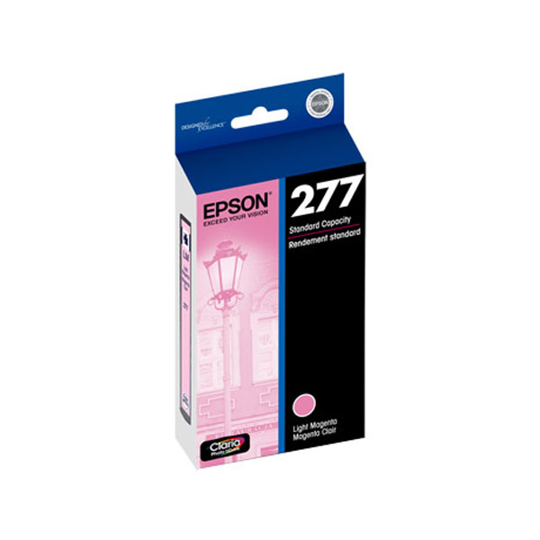 Epson (277) Expression Photo XP-850 860 950 Claria Photo HD Light Magenta Ink Cartridge (360 Yield 145 4" x 6" Photos)