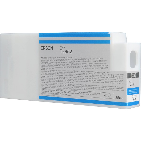 Epson Stylus Pro 7890, 7900, 9890, 9900 Cyan Ultrachrome HDR Ink Cartridge (350 ml)