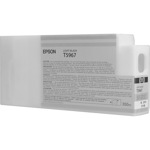 Epson Stylus Pro 7890 7900 9890 9900 Light Black Ultrachrome HDR Ink Cartridge (350 ml)