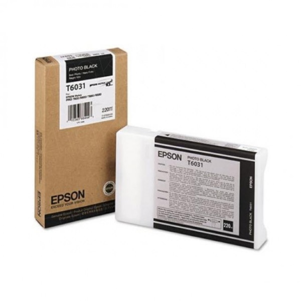 Epson Stylus Pro 7800 7880 9800 9880 Photo Black UltraChrome K3 Ink Cartridge (220 ml)