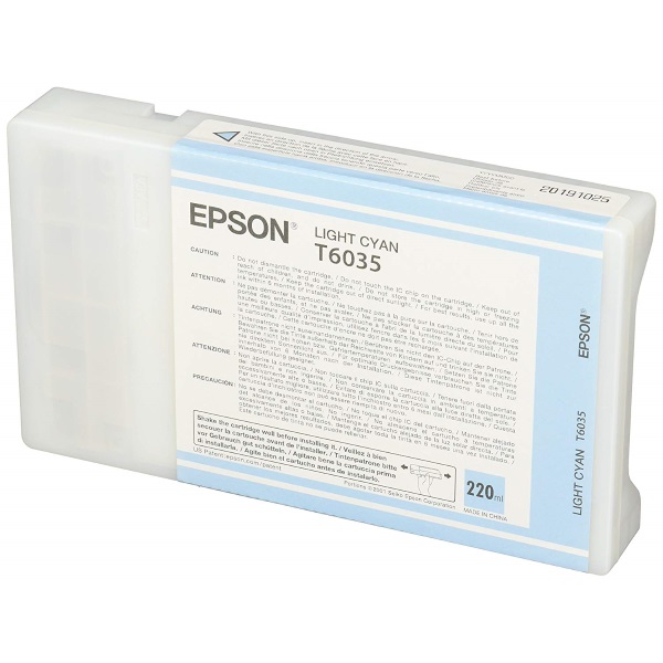 Epson Stylus Pro 7800 7880 9800 9880 Light Cyan UltraChrome K3 Ink Cartridge (220 ml)
