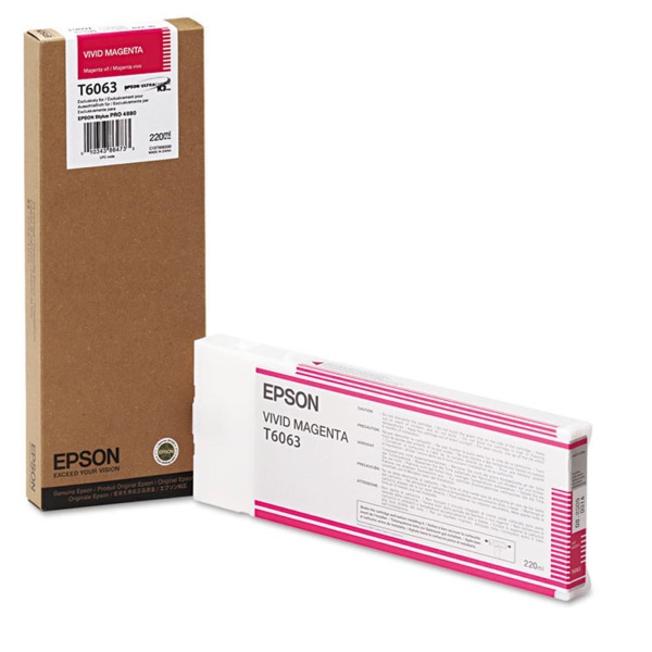 Epson Stylus Pro 4880 UltraChrome K3 Vivid Magenta Ink Cartridge (220 ml)