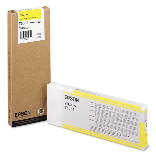 Epson Stylus Pro 4800 4880 UltraChrome K3 Yellow Ink Cartridge (220 ml)