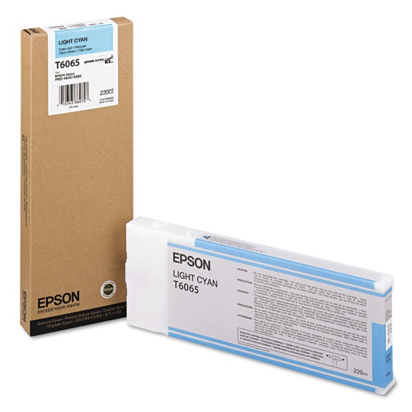 Epson Stylus Pro 4800 4880 UltraChrome K3 Light Cyan Ink Cartridge (220 ml)