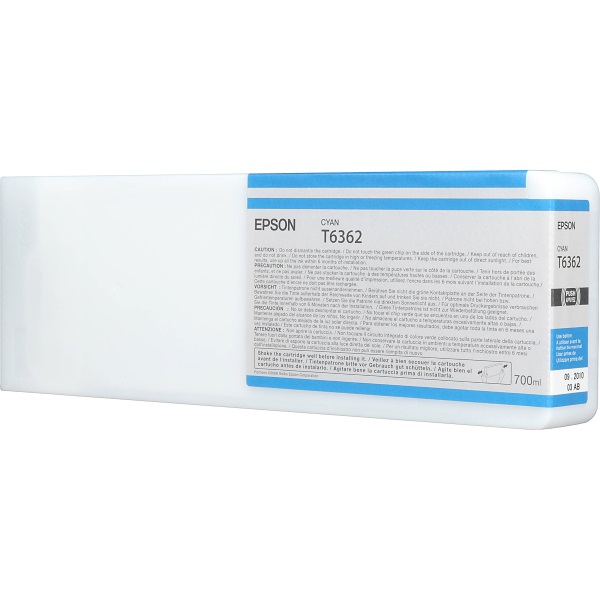 Epson Stylus Pro 7890 7900 9700 9890 9900 Cyan UltraChrome HDR Ink Cartridge (700 ml)