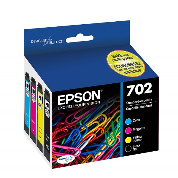 Epson WF-3720 DURABrite Ultra Black and Color Ink Cartridge Combo