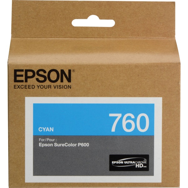Epson SureColor P600 UltraChrome HD Cyan Ink 26ml
