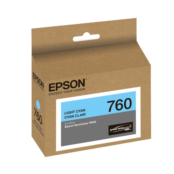 Epson SureColor P600 UltraChrome HD Light Cyan Ink 26ml