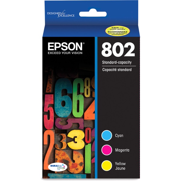Epson WorkForce Pro EC-4020 EC-4030 EC-40140 4720 4730 4740 DURABrite Ultra Color Multipack Ink Cartridge Combo