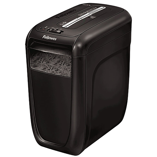 Fellowes Powershred 60Cs Cross-Cut Shredder -- Shreds 10 sheets per pass into 5/32 x 2? cross-cut particles (Security Level P-3) -- 6-gallon bin