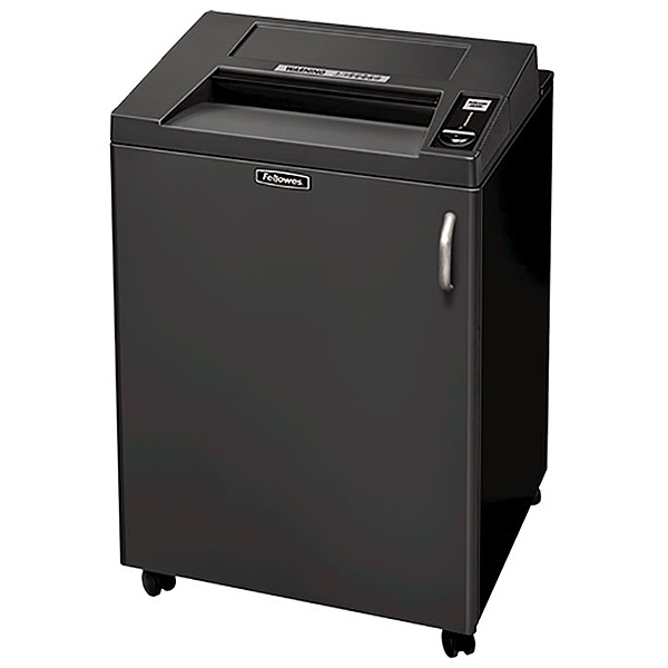 Fellowes Fortishred 3850C Cross-Cut Shredder -- Continuously shreds 22 - 24 sheets of paper per pass into 377 (5/32 x 1-9/16" Security Level P-4) cross-cut particles for enhanced security