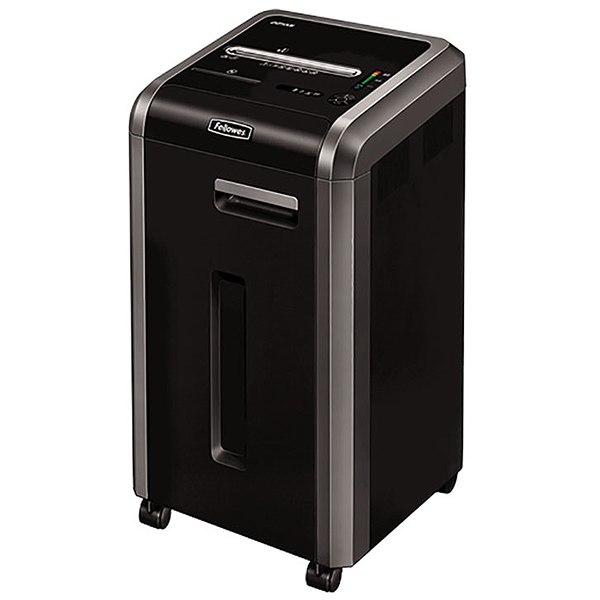 Fellowes PowerShred 225Mi 100% Jam Proof Micro-Cut Shredder (120V NA) (16 Sheets) (5/64? x 15/32?) (Security Level P-5) (Micro-Cut Particles) (16-Gallon Bin)