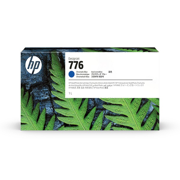 HP 776 (1XB04A) DesignJet Z9+ Pro 64" Chromatic Blue Ink Cartridge (1L)