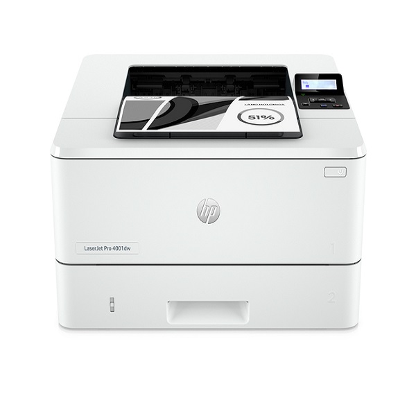 HP LaserJet Pro 4001dw Mono Laser Printer (42 ppm) (256 MB) (1200 x 1200 dpi) (Duty 80,000) (Duplex) (USB) (Ethernet) (Wireless) (250 Sheet Input Tray) (100 Sheet MPT) (Energy Star)