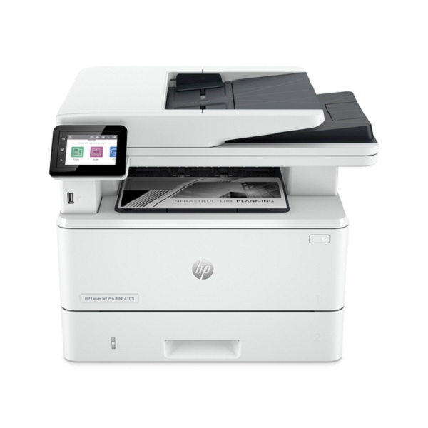 HP LaserJet Pro 4101fdw Mono MFP (42 ppm) (512 MB) (8.5" x 14") (Duty 80,000) (p/c/s/f) (Duplex) (USB) (Ethernet) (Wireless) (Touchscreen) (250 Sheet Input Tray) (100 Sheet MPT) (50 ADF) (ES)