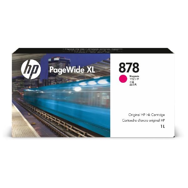 HP 878 1L Magenta PageWide XL 8200, Pro 5200 Ink Cartridge (1L)
