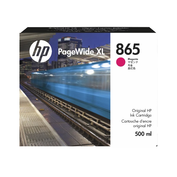 HP 865 500ml Magenta PageWide XL 4200, 4700, 4250 Ink Cartridge (500ml)