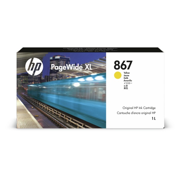 HP 867 1L Yellow PageWide XL 5200 Ink Cartridge (1L)