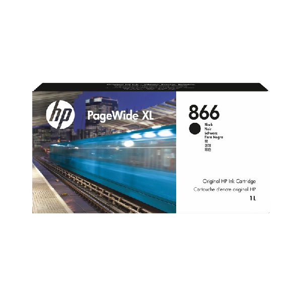 HP 866 1L Black PageWide XL 5200, Pro 5200 Ink Cartridge (1L)
