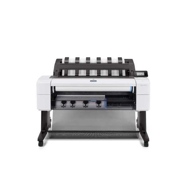 HP DesignJet T1600DR 36" PostScript Inkjet Large Format Printer (180 A1/hr 19.3 sec/A1) (2400 X 1200 dpi) (128 GB) (500 GB HDD) (Ethernet) (USB) (Energy Star) (Stacker) (Cutter) (Heavyweight Item)