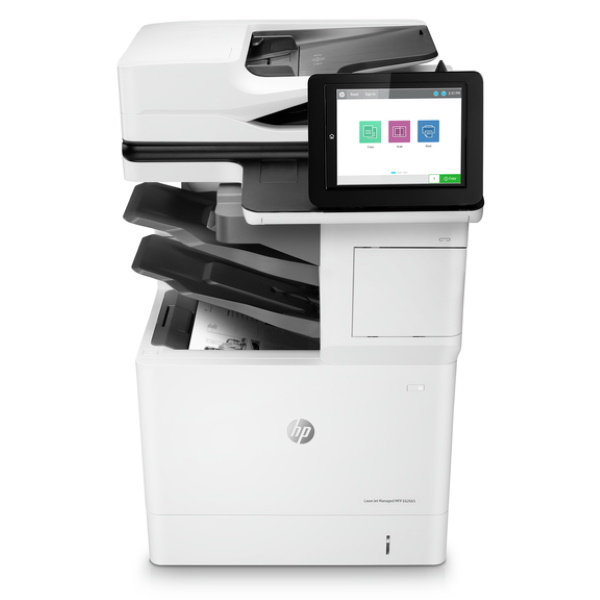 HP LaserJet Mngd MFP E62665hs (61 ppm) (1.5 GB) (1.2 GHz) (8.5" x 14") (1200 x 1200) (Duplex) (Duty 450000) (p/c/s/f) (USB) (Ethernet) (550 Input) (100 MPT) (150 ADF) (Touch) (ES) (HW Item)